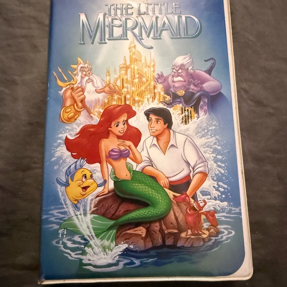 The Little Mermaid VHS Tape (Banned cover)